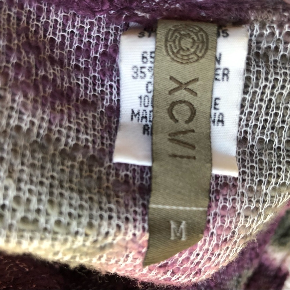 XCVI Tunic Purple Gray Tunic Medium - Picture 8 of 10